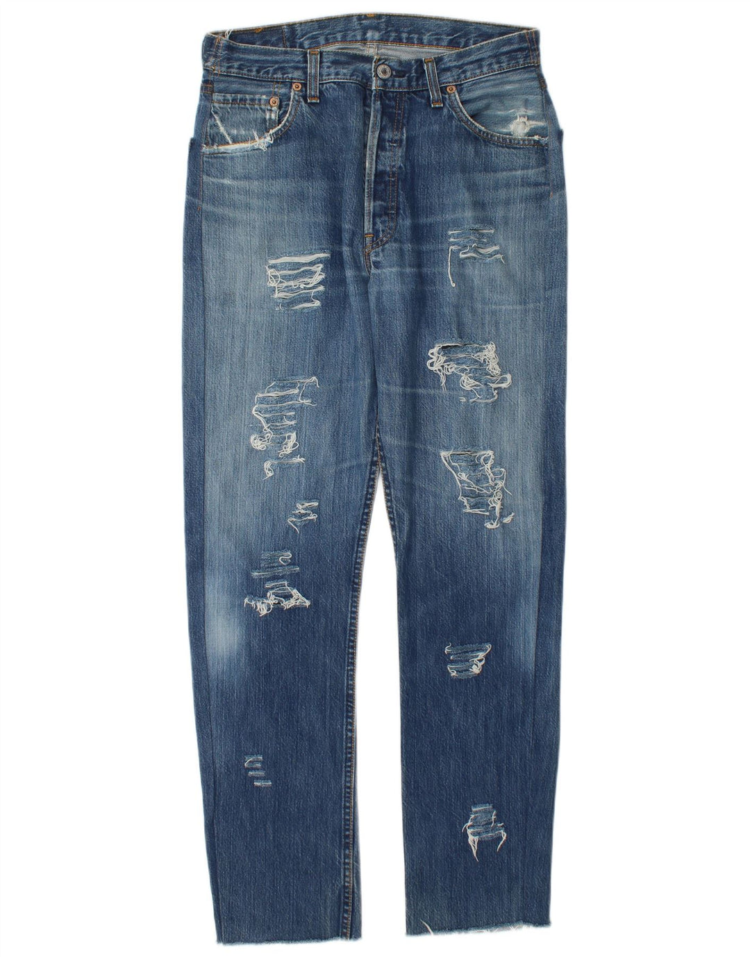 Женские прямые джинсы Levi's 501 W34 L30 синие