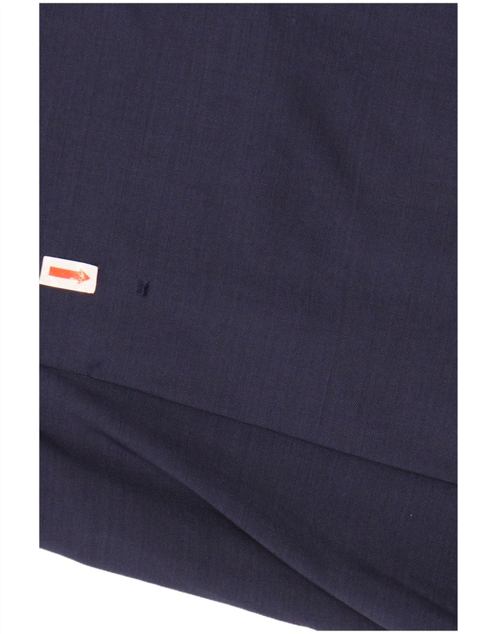 VINTAGE Мужской пиджак на 2 пуговицах IT 48 Средний Темно-Синий Вискоза