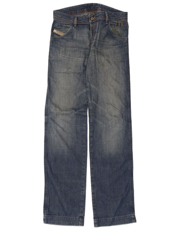 Мужские прямые джинсы Diesel W29 L35 синие, хлопок