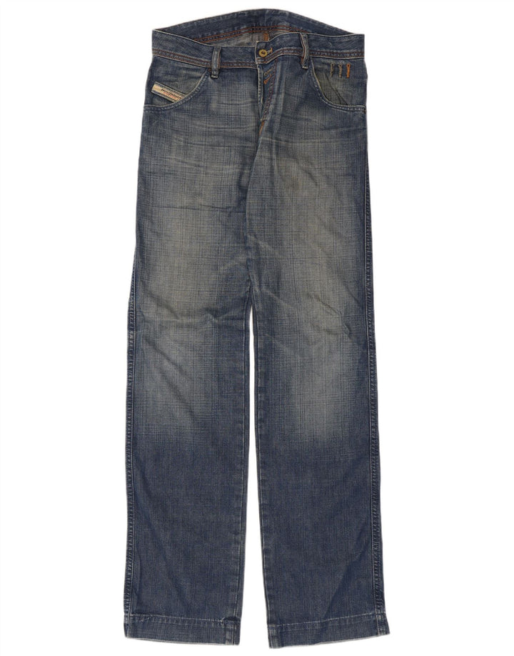 Мужские прямые джинсы Diesel W29 L35 синие, хлопок
