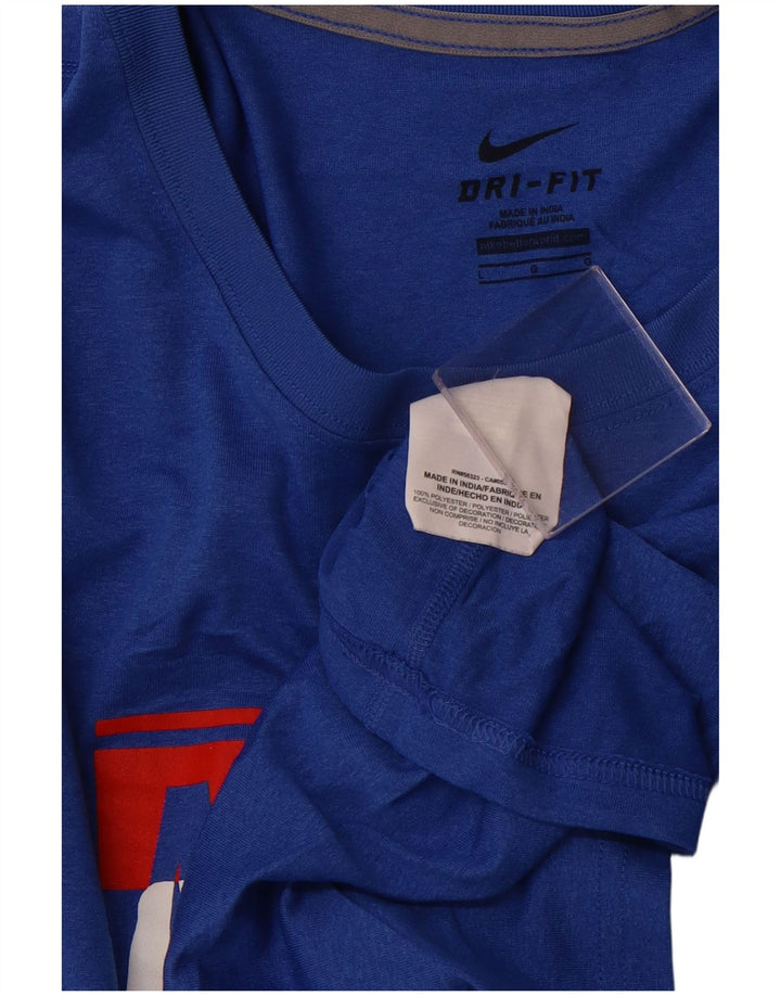 Женская футболка с рисунком NIKE Allen Basketball UK 14, большая синяя