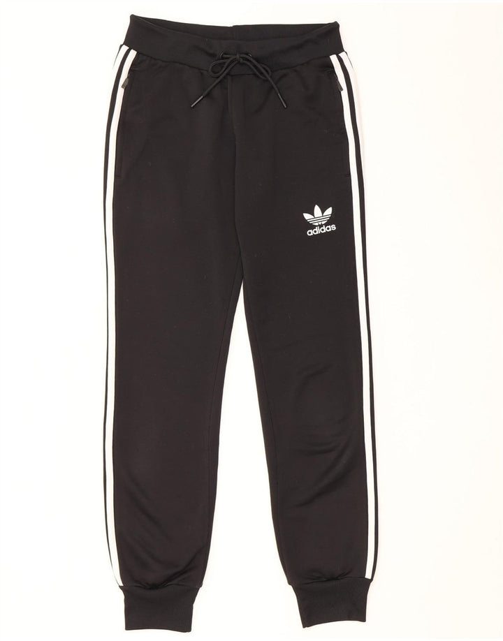 Женские спортивные брюки Adidas Joggers UK 8, маленький черный полиэстер