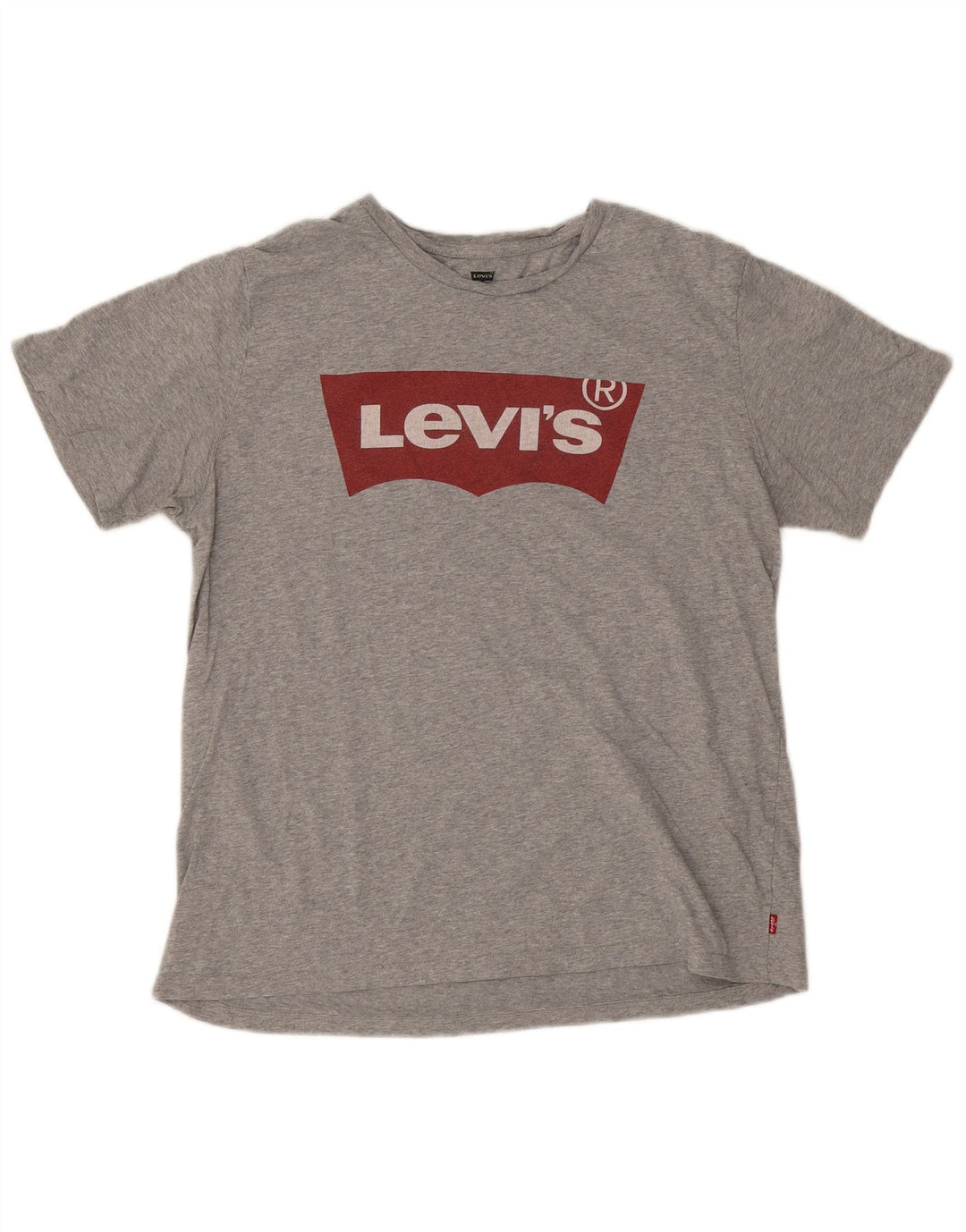 Женская футболка с рисунком Levi's Top UK 16, большая серая