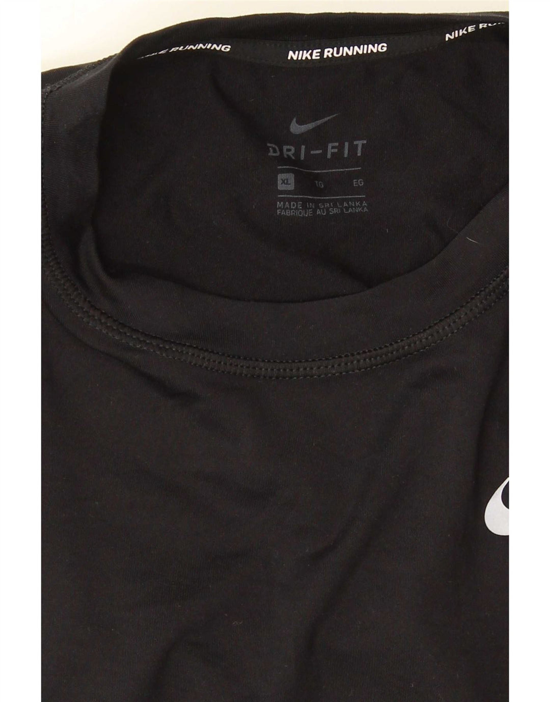 Мужской топ Nike Dri Fit с длинным рукавом XL, черный