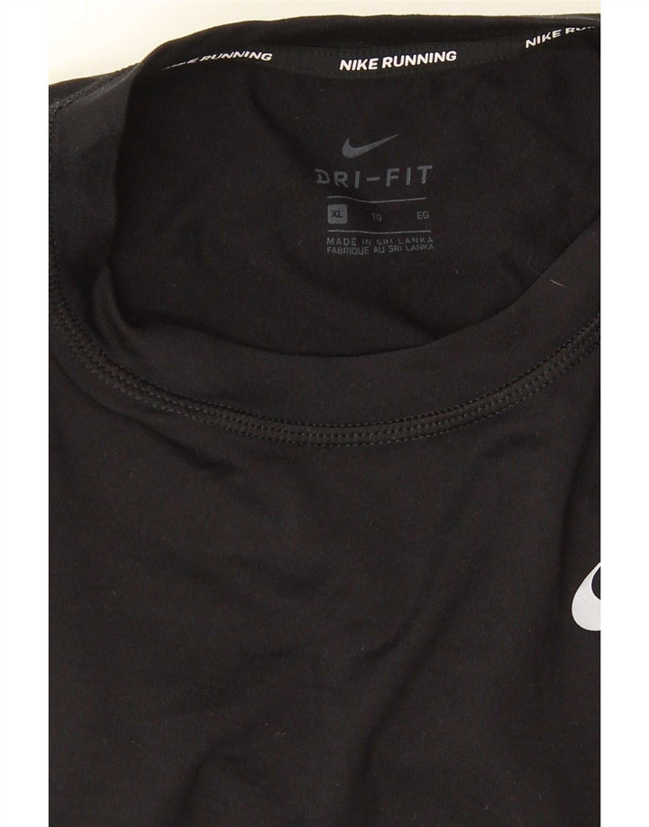 Мужской топ Nike Dri Fit с длинным рукавом XL, черный