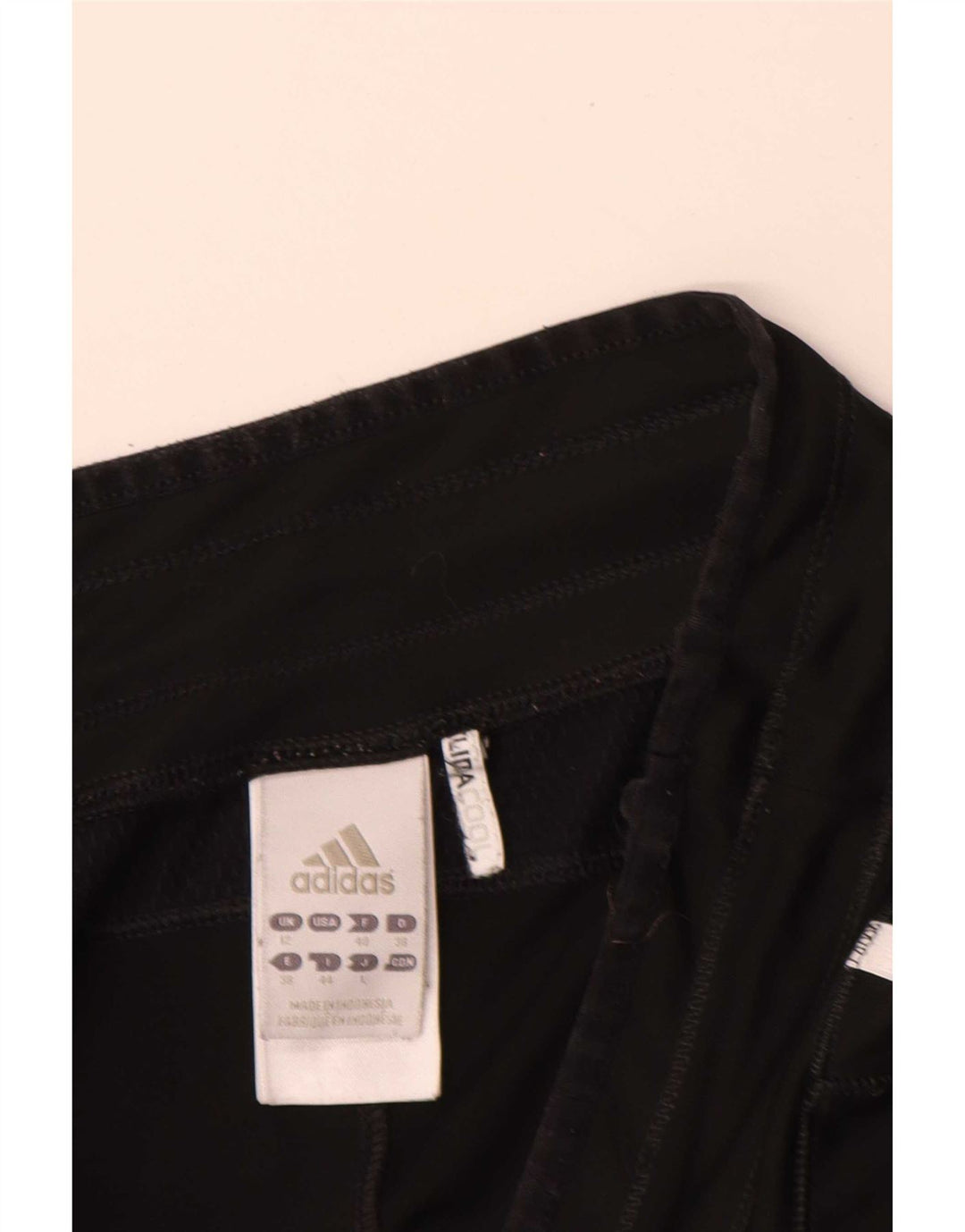 Женские спортивные шорты-бермуды Adidas UK 12, средний черный, полиэстер