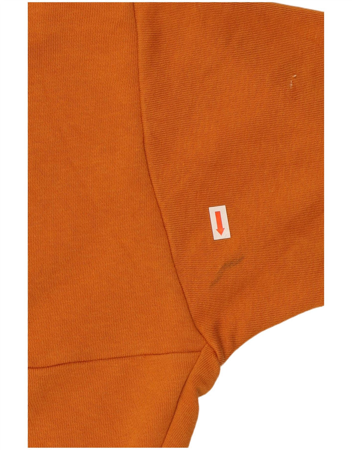 Женский джемпер большого размера с рисунком Nike Dri Fit UK 10, маленький оранжевый