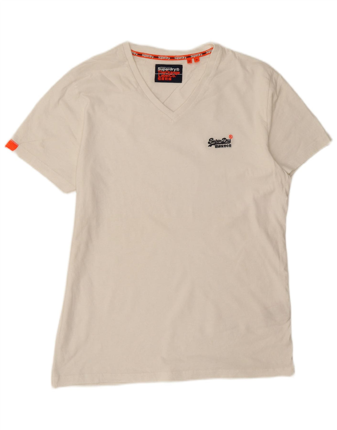 Мужская футболка Superdry Top XL, белый хлопок