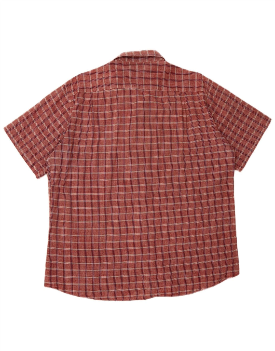 Мужская рубашка с коротким рукавом Coveri 3XL в красную клетку