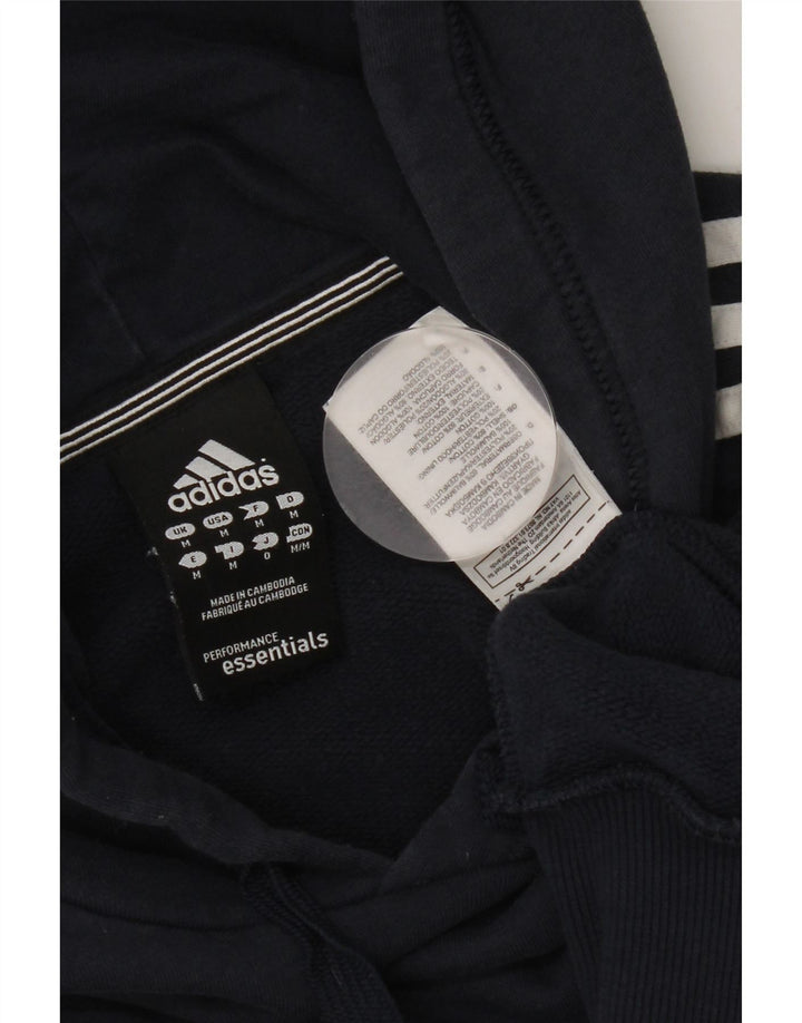 Мужской джемпер с капюшоном ADIDAS, средний темно-синий, хлопок