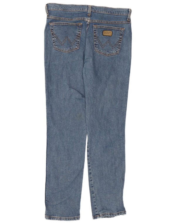 Мужские узкие джинсы Wrangler стандартного кроя W34 L30, синие, хлопок