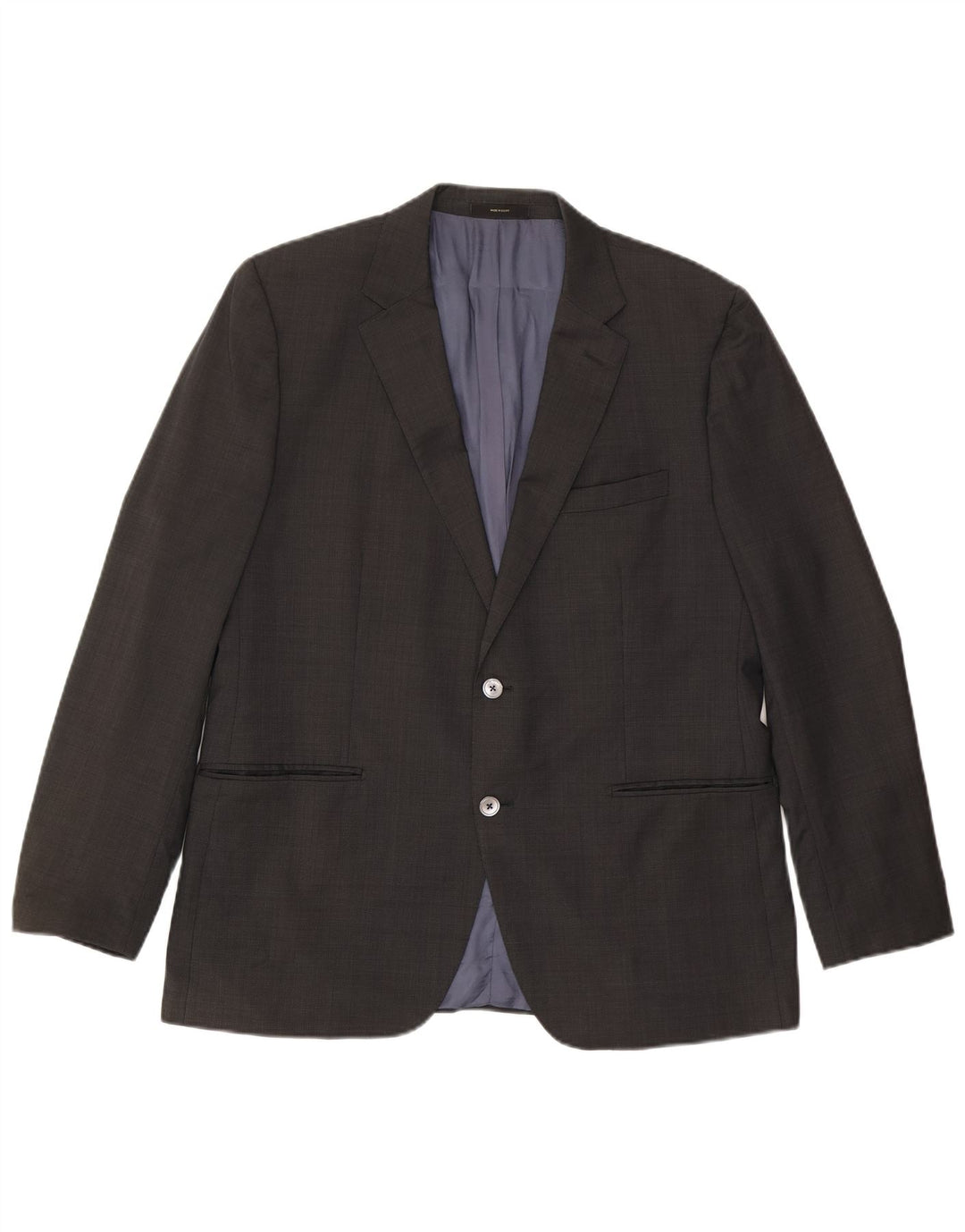 Мужской пиджак Massimo Dutti на 2 пуговицах, США 46 XL, серый ацетат, классический