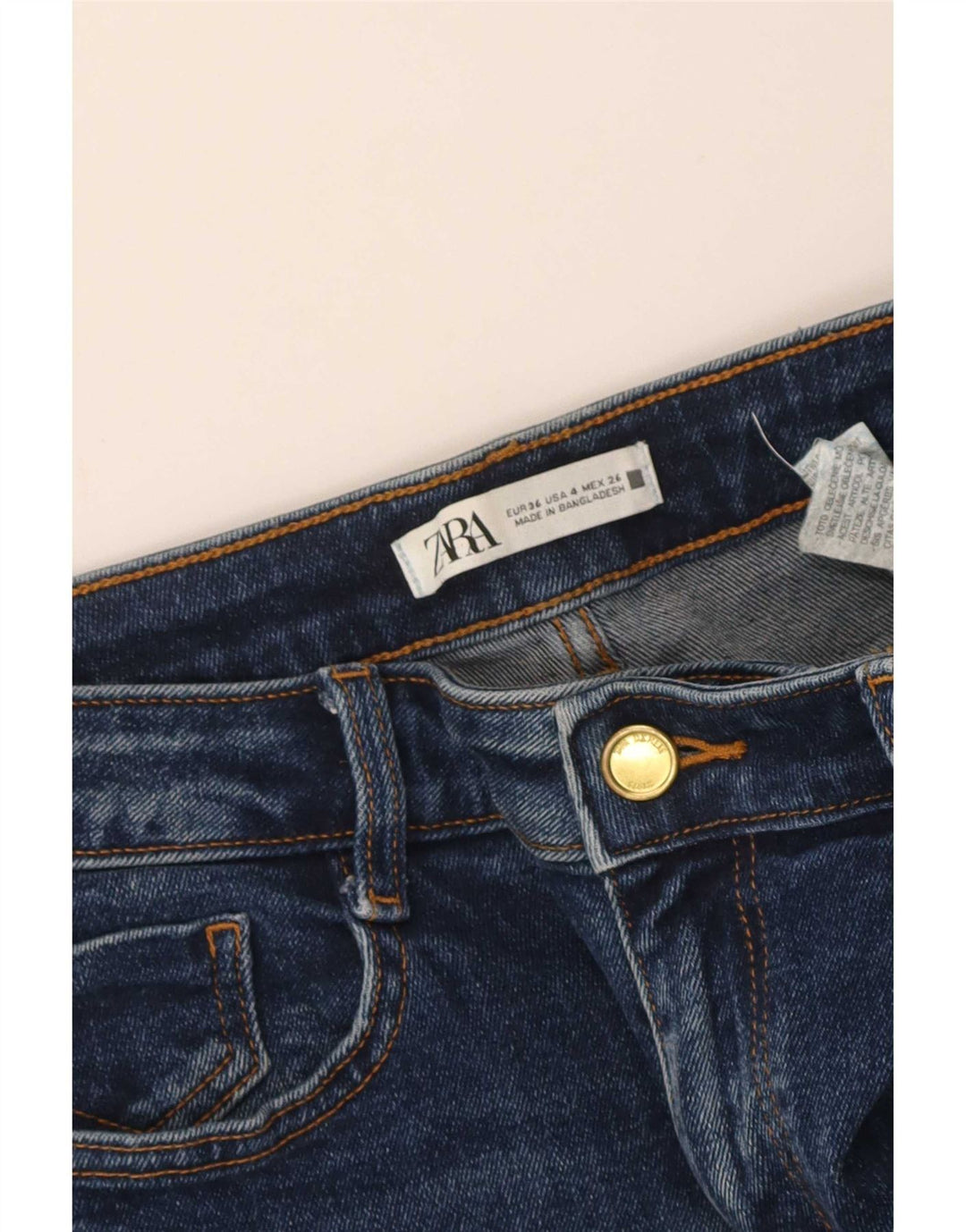 Женские джинсы Bootcut Zara EU 36 XS W26 L26 синие