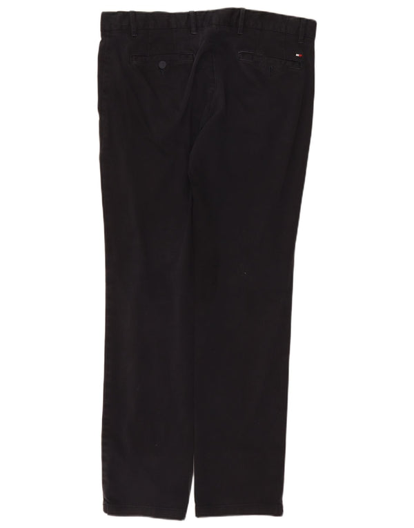 Мужские прямые брюки чинос Tommy Hilfiger W36 L32 темно-синие, хлопок