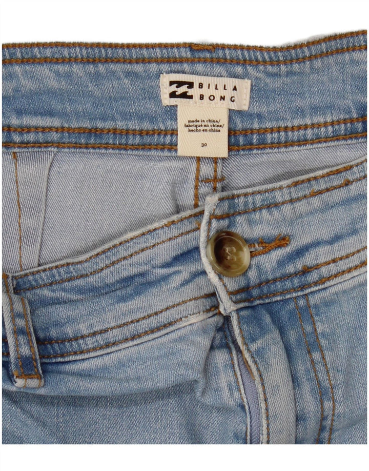 BILLABONG Женские широкие джинсы с высокой талией W30 L27 синие