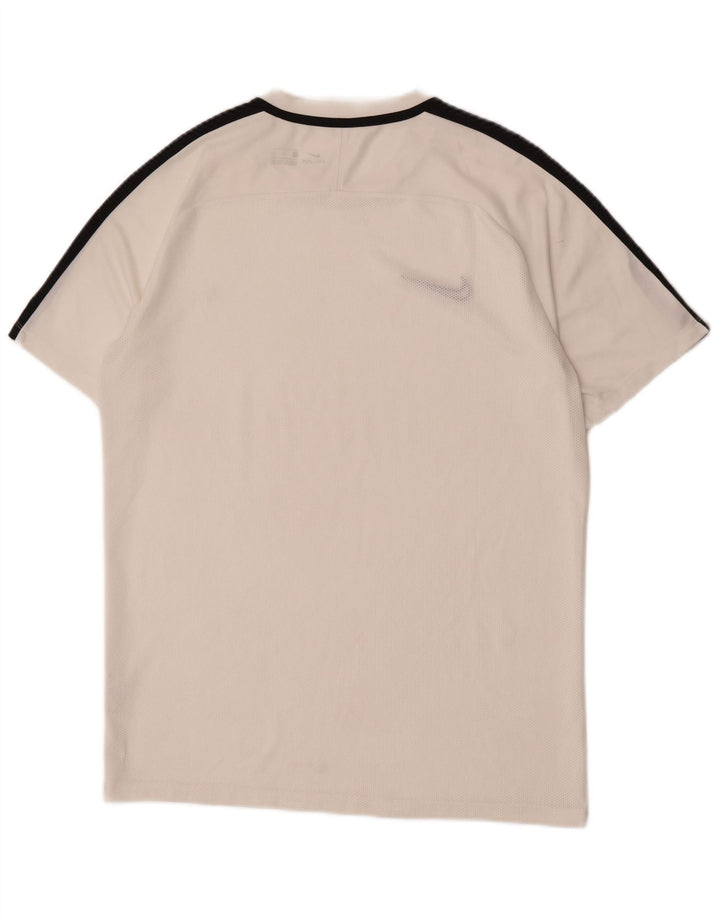 Мужская футболка Nike Dri Fit, большой белый полиэстер с цветными блоками