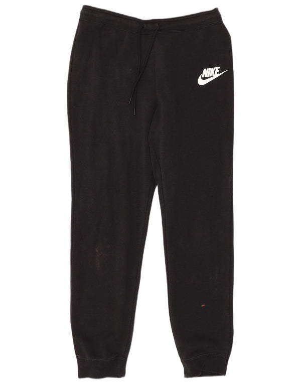 Женские спортивные брюки для бега Nike UK 14, большие черные хлопковые брюки
