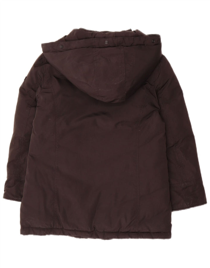 Утепленная куртка с капюшоном для девочек Woolrich, 5-6 лет, черная