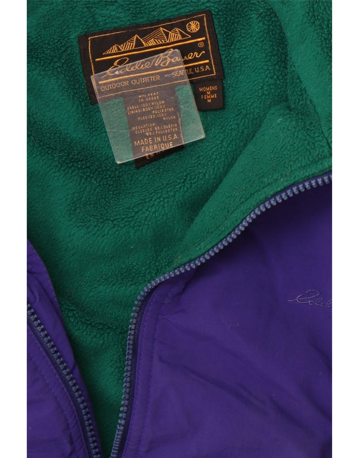 Женский бомбер EDDIE BAUER UK 14, средний фиолетовый, нейлон