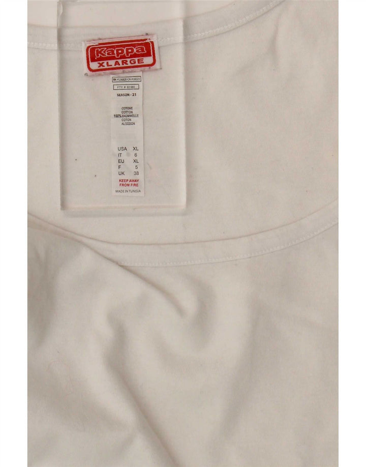 Женский жилет Kappa UK 18 XL, белый хлопок