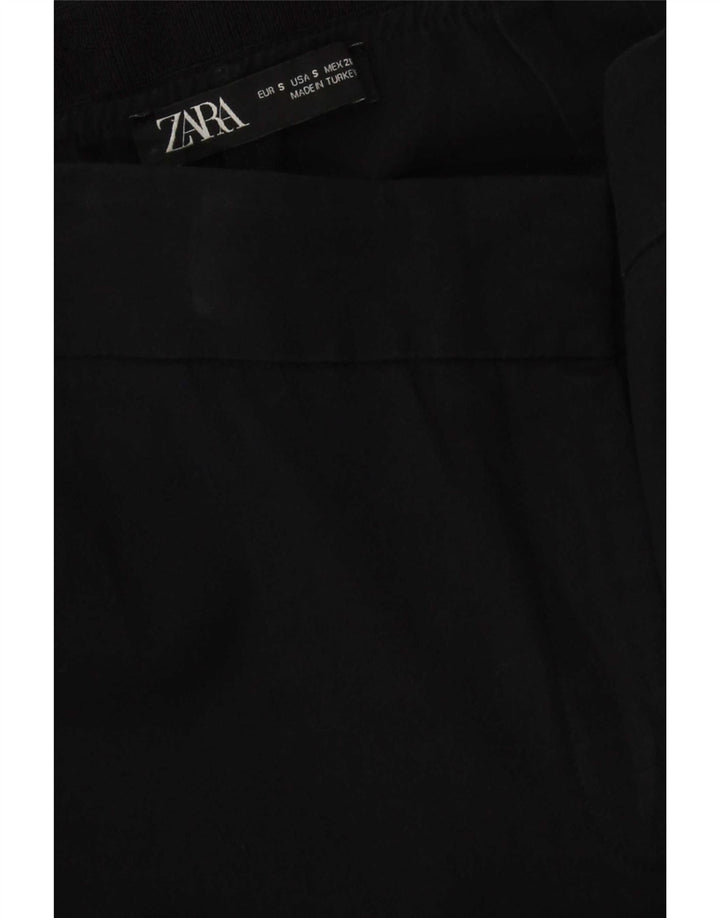 Женские узкие брюки чинос Zara, маленькие W26 L27, черные