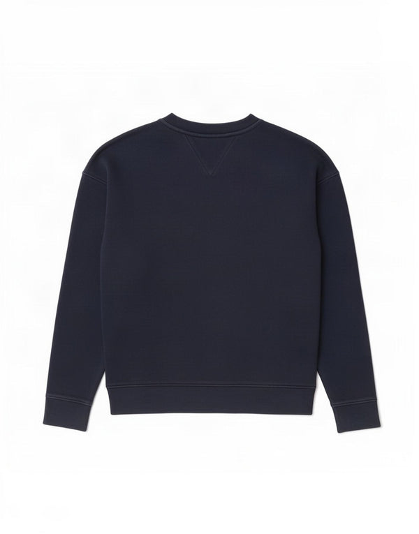 Женский свитер оверсайз Tommy Hilfiger UK 6 XS, темно-синий, хлопок