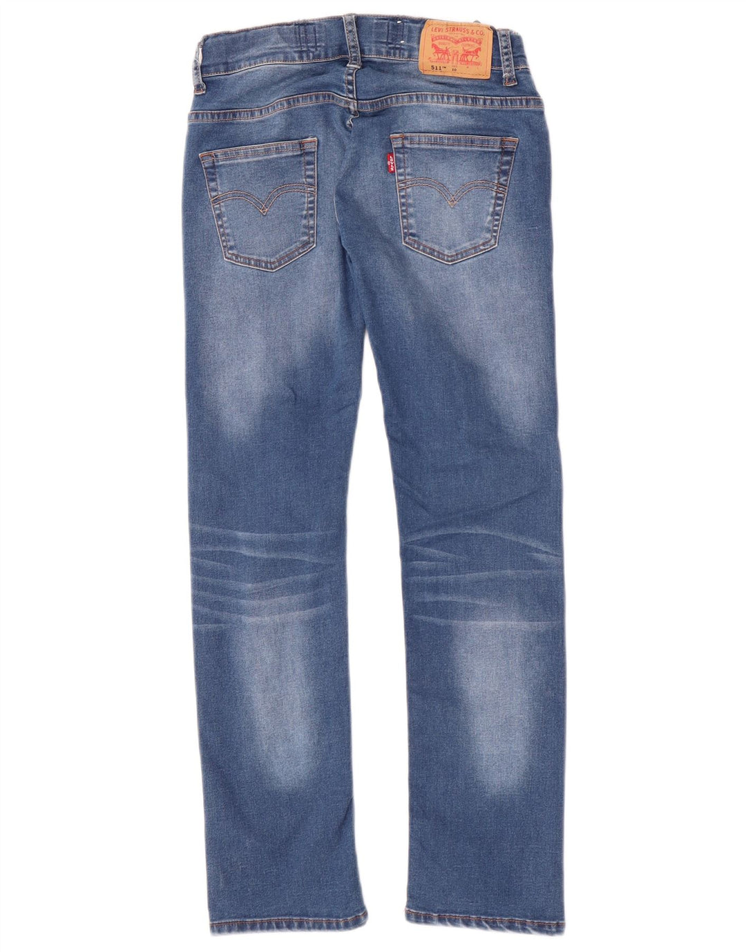Джинсы Levi's 511 Slim для мальчиков 9–10 лет W24 L27, синий хлопок
