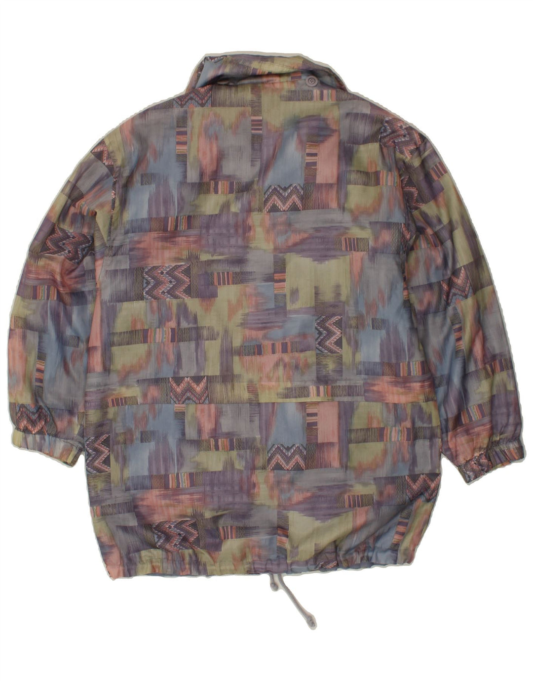 FAIR LADY Womens Windbreaker Coat UK 14 Large Multicoloured Patchwork Vintage Fair Lady and Second-Hand Fair Lady from Messina Hembry 
