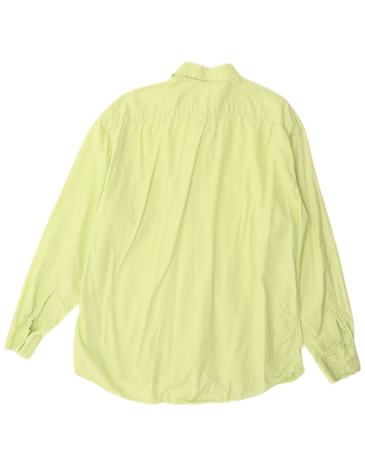 Мужская рубашка J. Crew из хлопка среднего зеленого цвета
