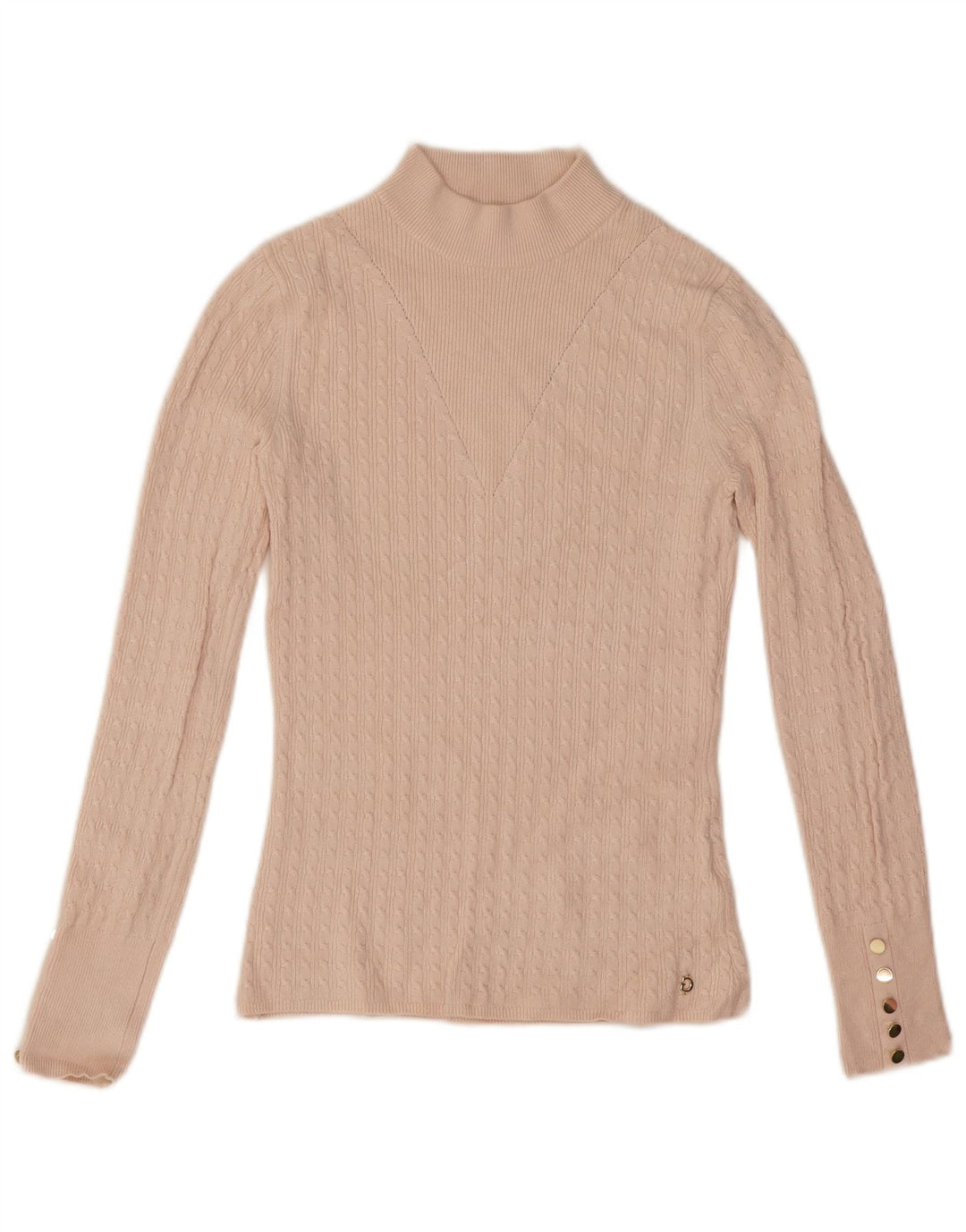 Женский джемпер с высоким воротником Guess UK 6 XS Розовый