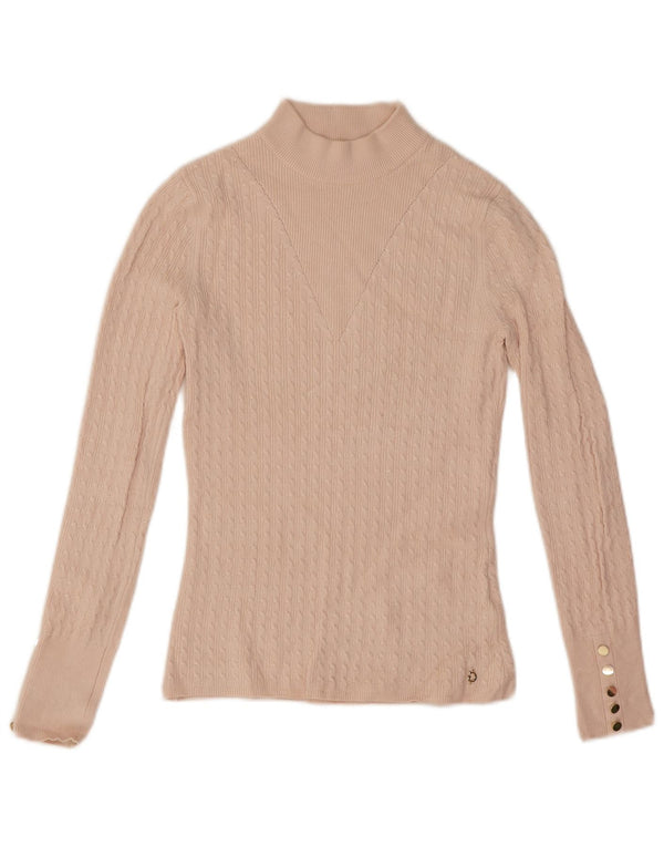 Женский джемпер с высоким воротником Guess UK 6 XS Розовый