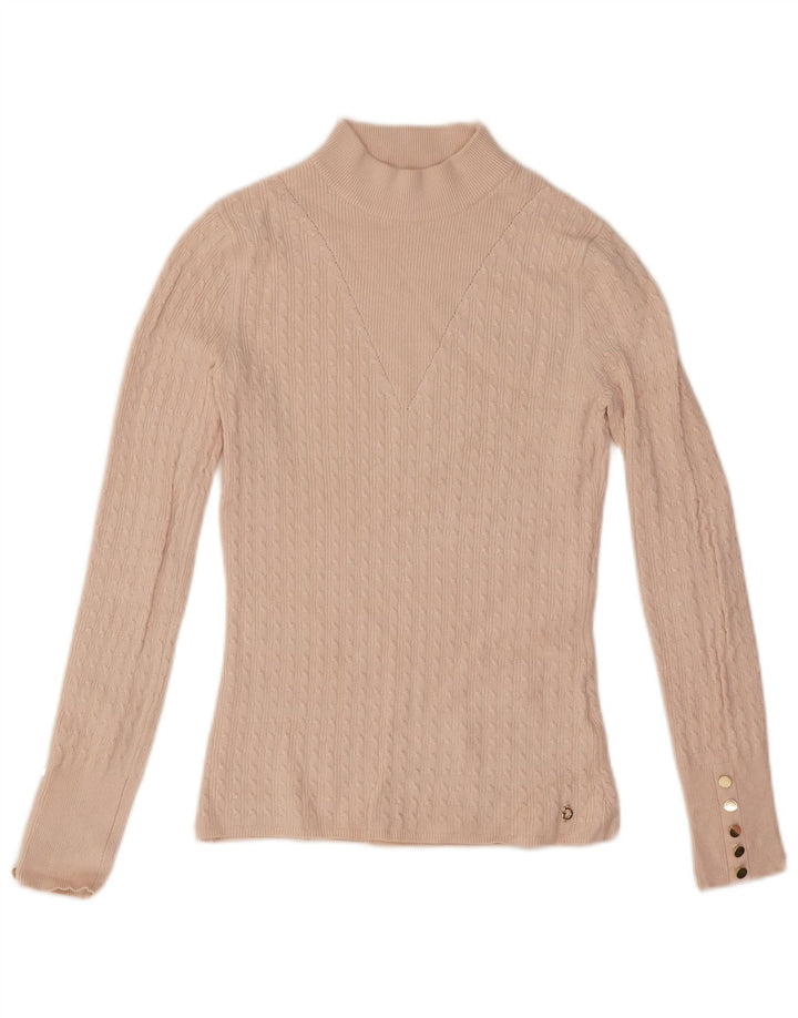 Женский джемпер с высоким воротником Guess UK 6 XS Розовый