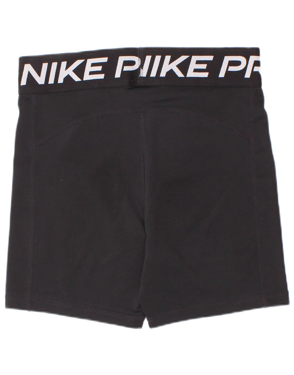Спортивные шорты Nike Dri Fit с графическим рисунком для девочек 13–14 лет, XL, черные