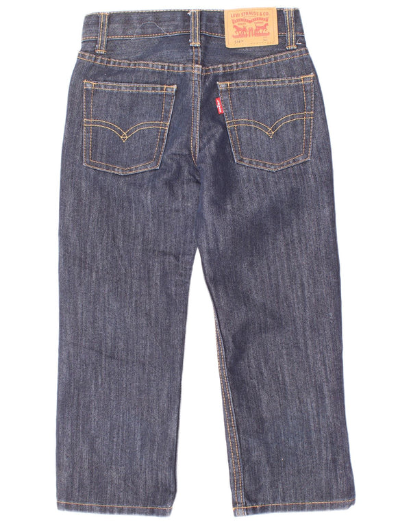 Прямые джинсы Levi's 514 для мальчиков 4–5 лет W22 L8, темно-синий хлопок