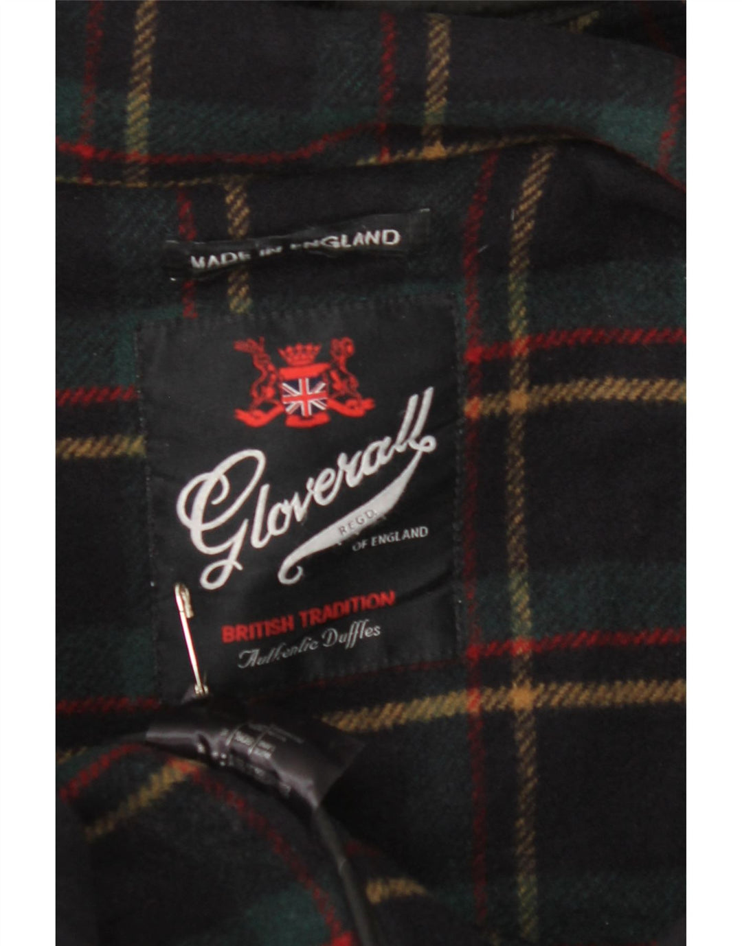 GLOVERALL Мужской дафлкот с капюшоном UK 46 3XL Темно-синий, шерсть