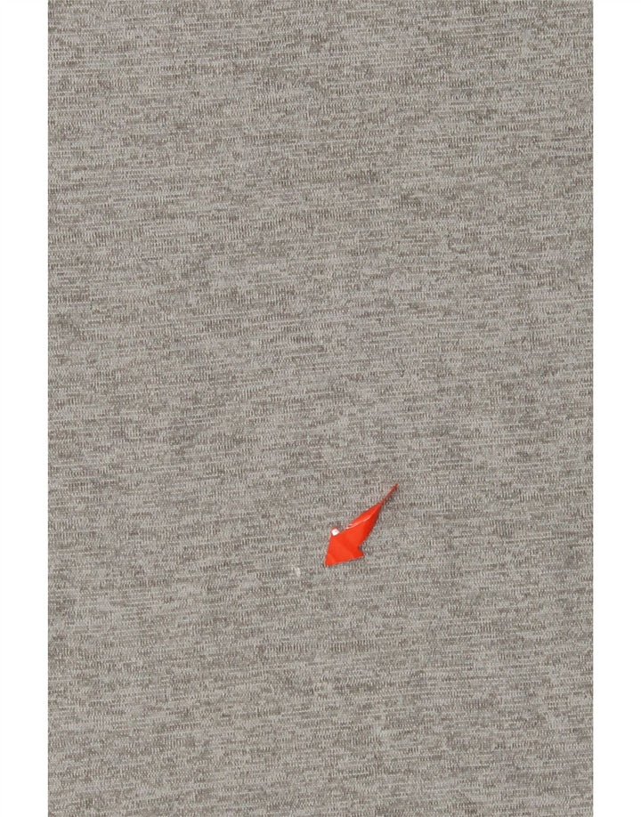 Мужская футболка ADIDAS Climalite, большая серая в крапинку