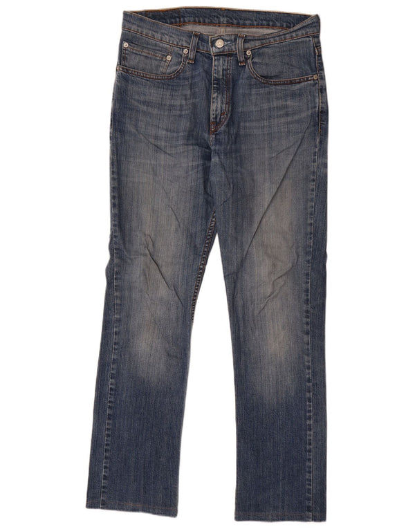 Мужские узкие джинсы Levi's W32 L30 синие, хлопок