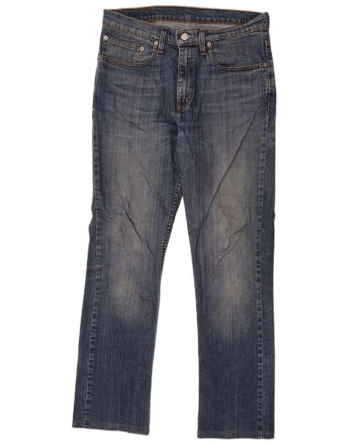 Мужские узкие джинсы Levi's W32 L30 синие, хлопок