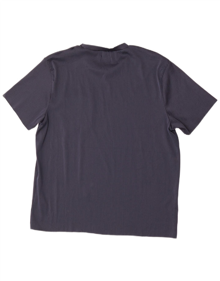 Мужская футболка Jack & Jones Top 2XL из полиэстера темно-синего цвета в полоску