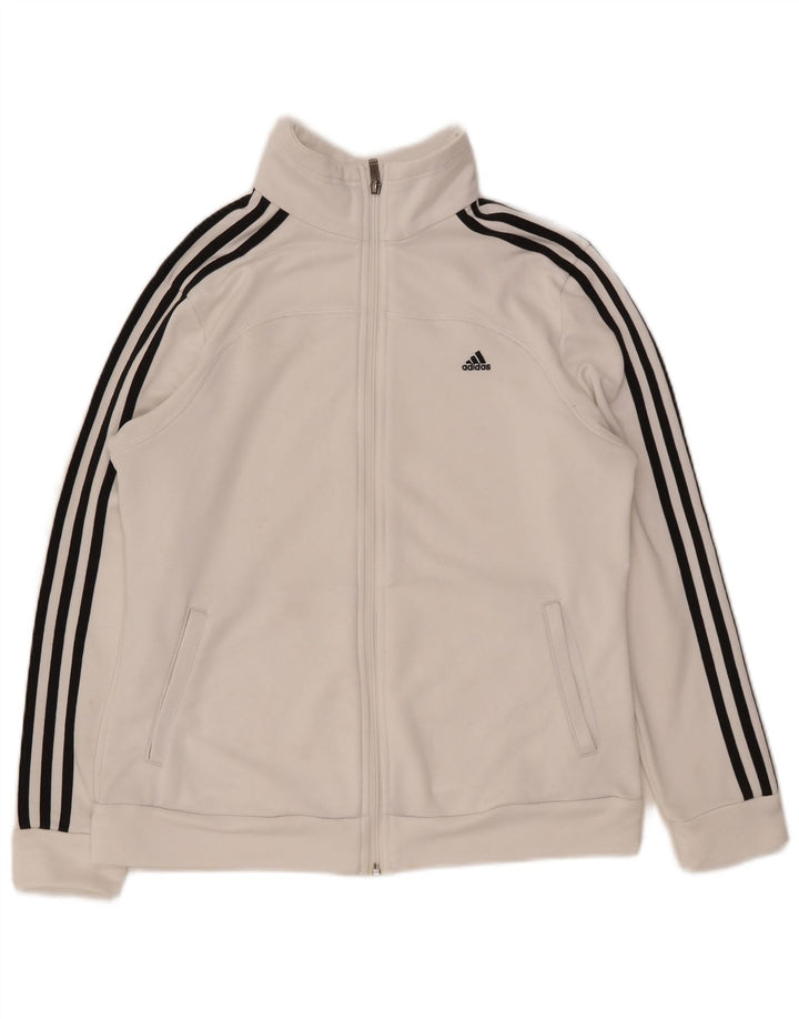 Женская спортивная куртка ADIDAS Climalite UK 16/18, большая белая