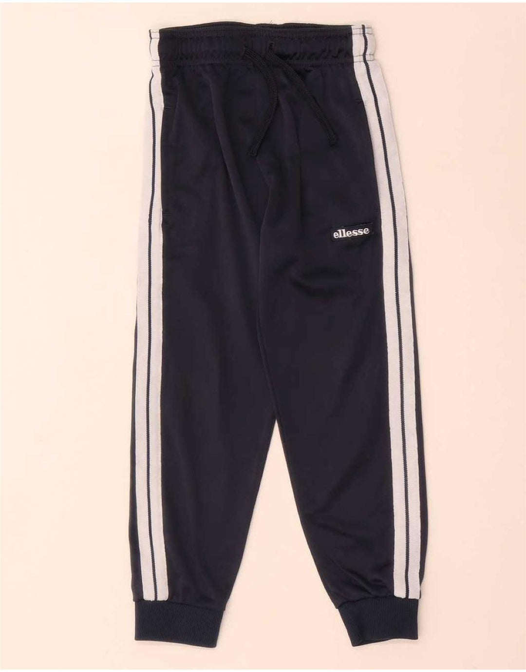 Полный спортивный костюм Ellesse для мальчиков 6–7 лет, темно-синий, полиэстер с цветными блоками