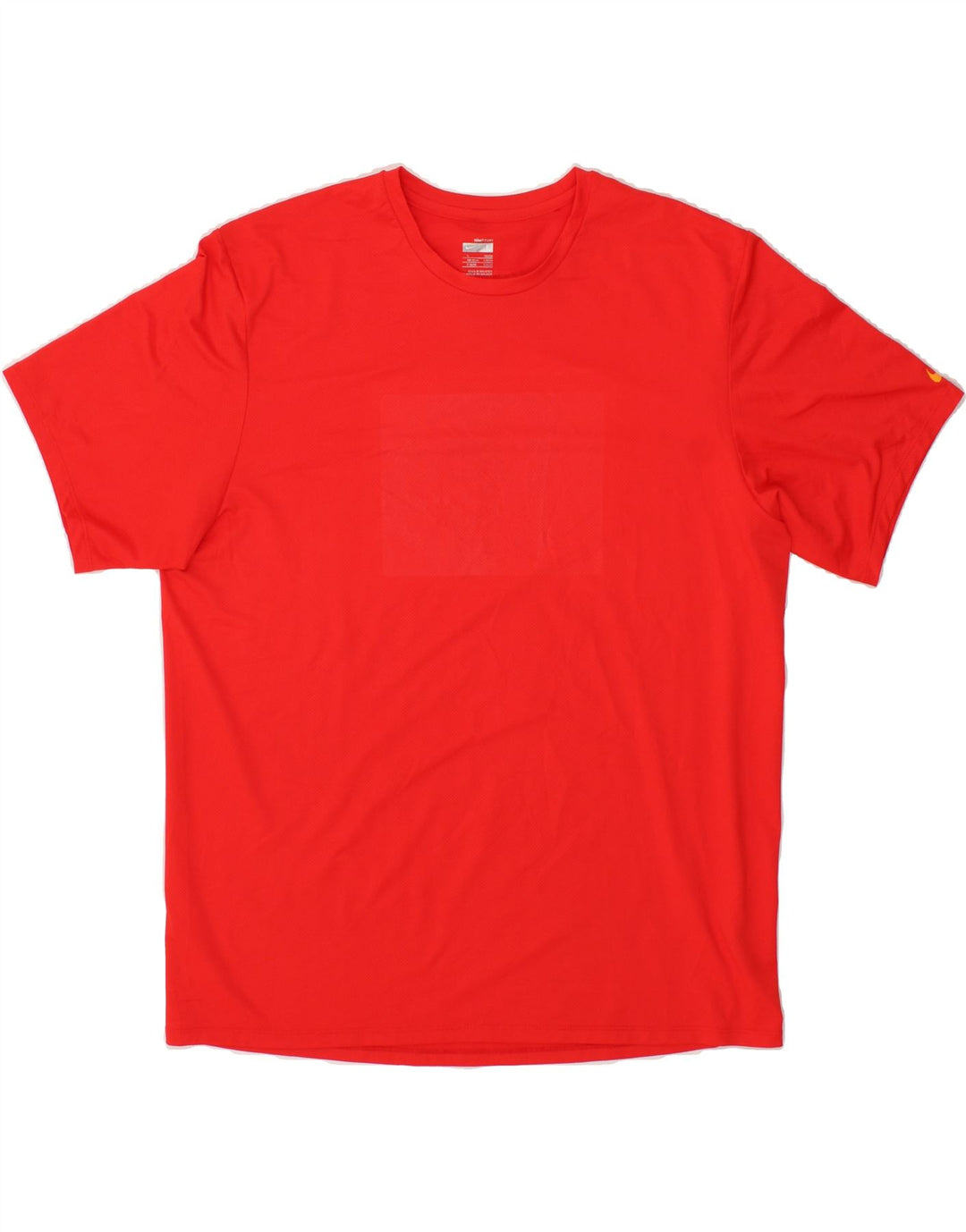 NIKE Mens Graphic T-Shirt Top UK 42/44 Large Red Polyamide Vintage Nike and Second-Hand Nike from Messina Hembry 