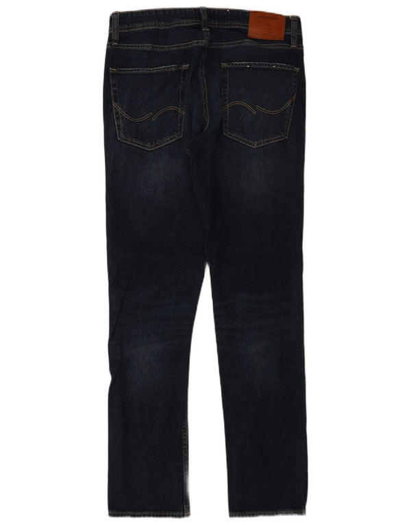 Мужские прямые джинсы Jack & Jones Tim Slim W32 L34, синий хлопок
