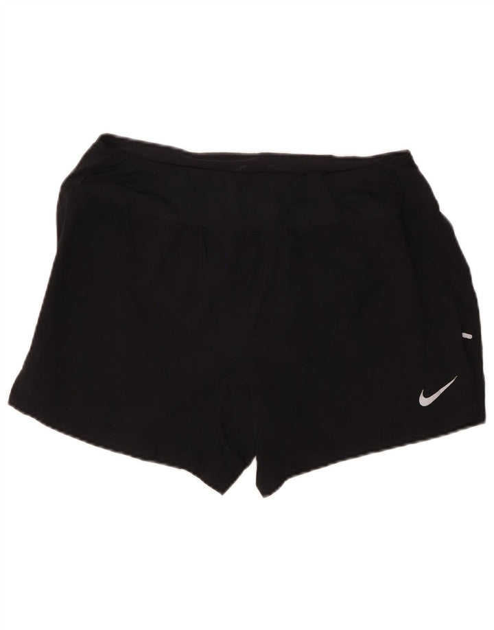 Женские спортивные шорты Nike Dri Fit Regular UK 14, средний черный полиэстер