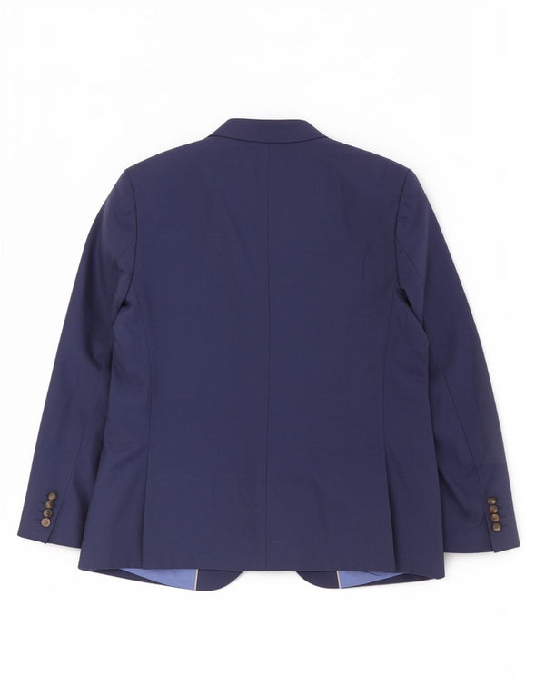 Мужской пиджак на двух пуговицах Marks & Spencer UK 44 XL, темно-синий, классический