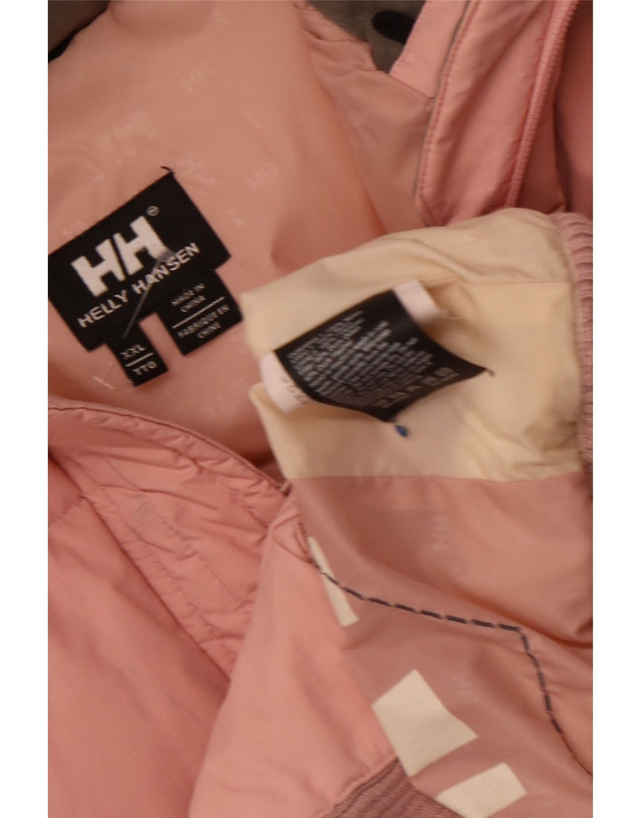 Женская утепленная куртка с капюшоном Helly Hansen UK 44 2XL, розовый нейлон