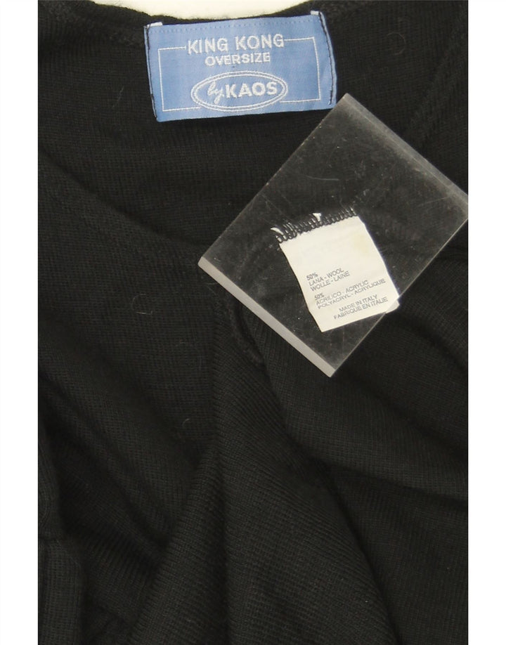 Женское базовое платье без рукавов Kaos, один размер, черная шерсть
