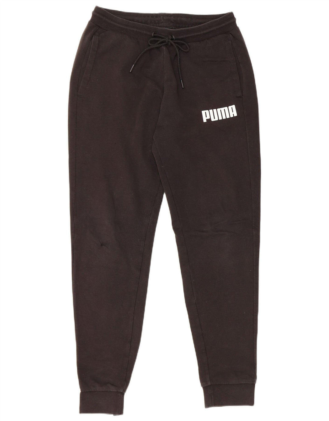 Мужские спортивные брюки PUMA, маленькие черные хлопковые брюки для бега