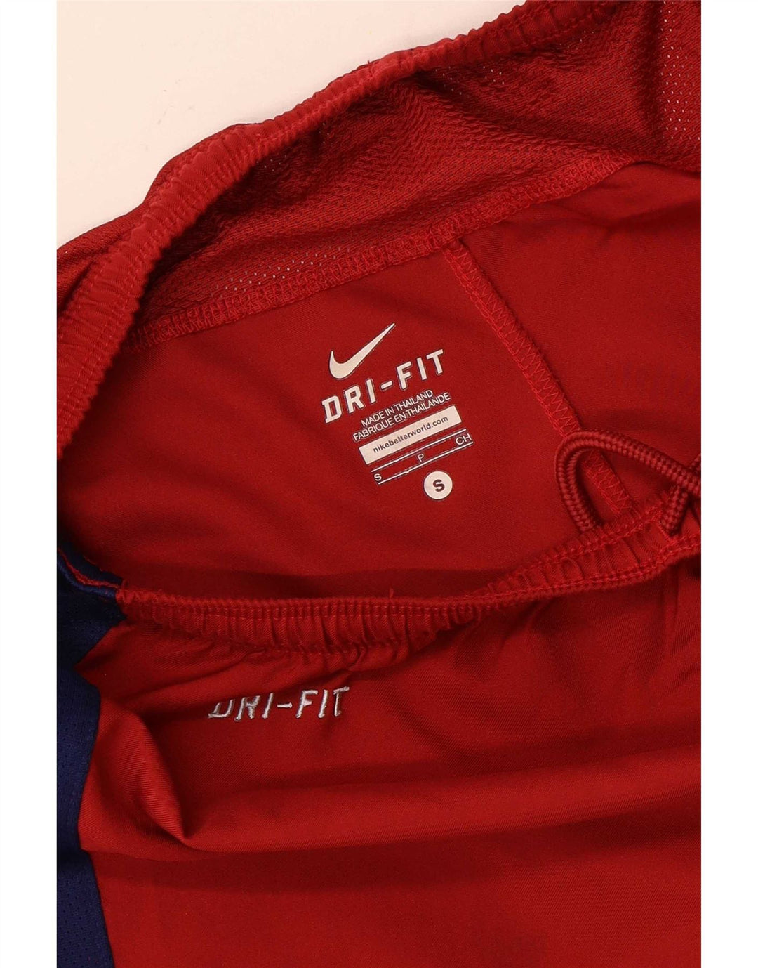 Мужские спортивные шорты Nike FCB, маленькие красные полиэстер с цветными блоками