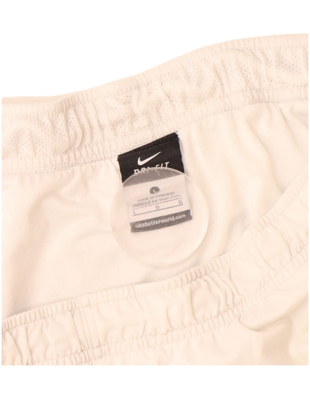 Мужские спортивные шорты Nike Dri Fit большого размера из полиэстера белого цвета